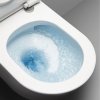 GSI Pura Zestaw Toaleta WC podwieszana 55x36 cm SwirlFlush bez kołnierza z deską wolnoopadającą slim biały 881511+MS86CSN11+FISR2